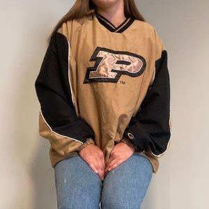 Purdue Windbreaker Crew Neck
